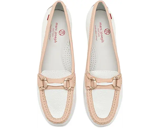 Supply Lab Marc Joseph New York Grand Street Mosaic Women's White & Champagne Pearlized Grainy