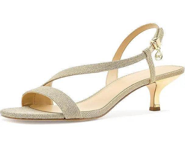supply lab MICHAEL Michael Kors Jaida Kitten Sandals Women's Pale Gold
