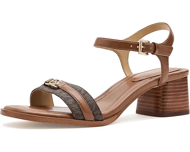 supply lab MICHAEL Michael Kors Mandy Mid Sandal Women's Brown