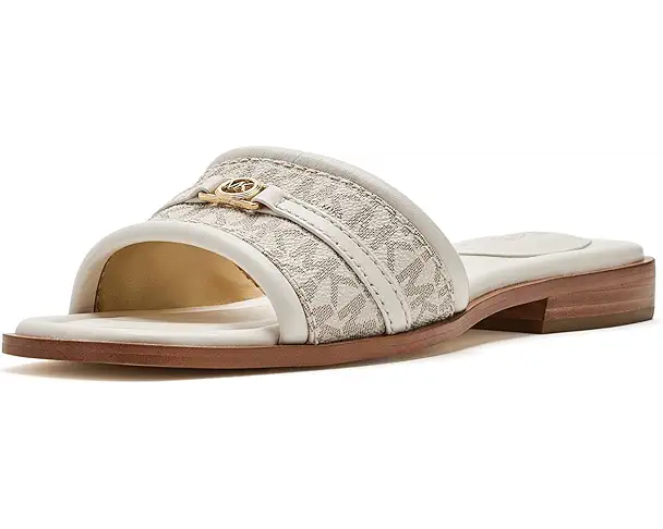 supply lab MICHAEL Michael Kors Mandy Slide Sandal Women's Vanilla/Cream