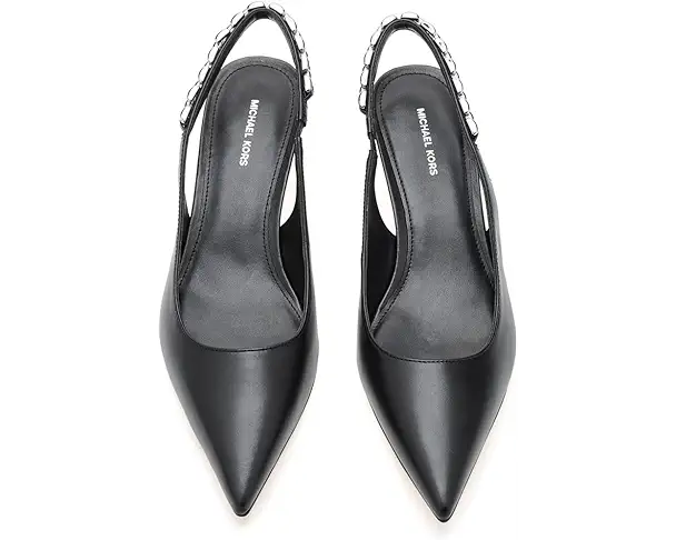 Supply Lab MICHAEL Michael Kors Marcia Kitten Sling Pumps Women's Black