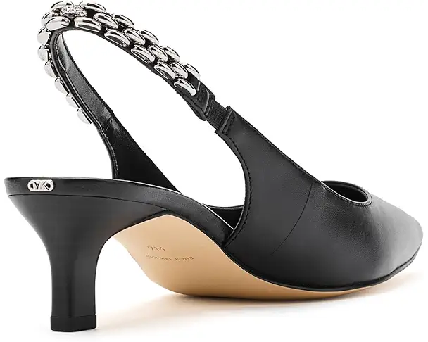 Supply Lab MICHAEL Michael Kors Marcia Kitten Sling Pumps Women's Black