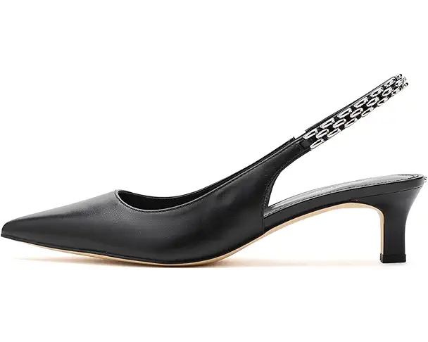 Supply Lab MICHAEL Michael Kors Marcia Kitten Sling Pumps Women's Black