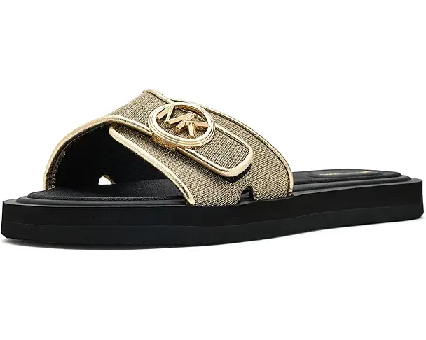 supply lab MICHAEL Michael Kors Mk Pool Slides Women's Pale Gold