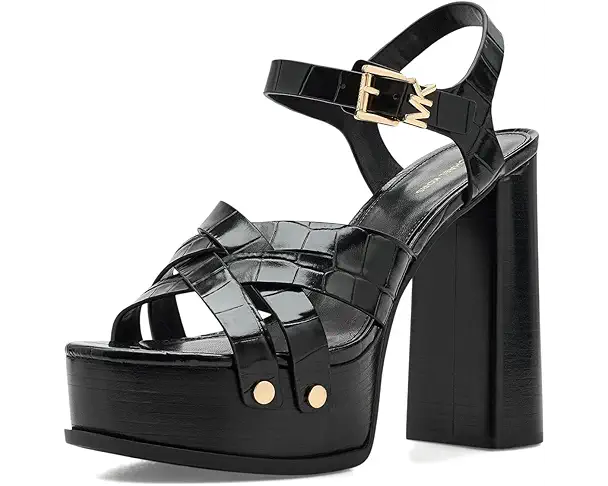 supply lab MICHAEL Michael Kors Nora Platform Sandal Women's Black 1