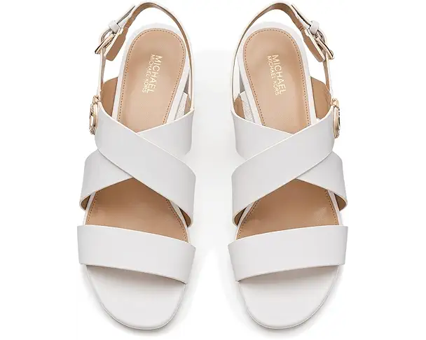 Supply Lab MICHAEL Michael Kors Vera Flex Mid Sandal Women's Optic White