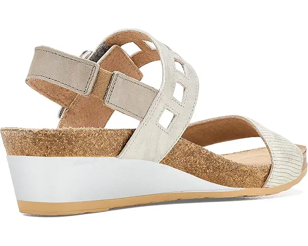 Supply Lab Naot Dynasty Women's Platinum Striped Suede/Quartz Metallic Leather/Titanium Leather