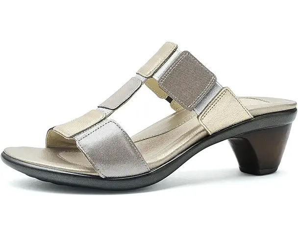 supply lab Naot Form Women's Silver Threads Leather/Radiant Gold Leather/Soft Silver Leather