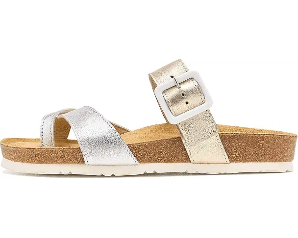 Supply Lab Naot Fresno Women's Silver Leather/Gold Leather