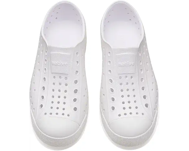 Supply Lab Native Shoes Kids Jefferson Bio-Bling (Little Kid/Big Kid) Shell White Bling/Shell White
