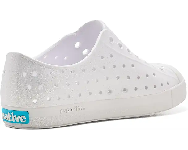 Supply Lab Native Shoes Kids Jefferson Bio-Bling (Little Kid/Big Kid) Shell White Bling/Shell White