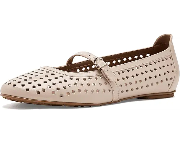 supply lab Naturalizer Aria-Perf Women's Ivory Mist Leather