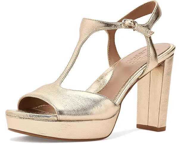 supply lab Naturalizer Miller Women's Light Champagne Leather