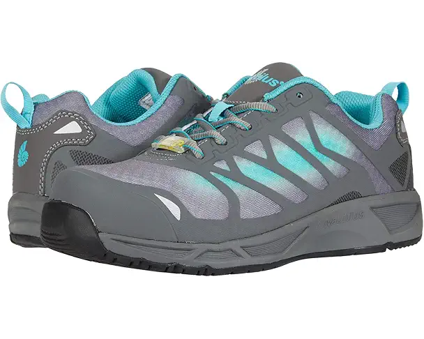 supply lab Nautilus Safety Footwear Specialty ESD Grey Carbon Toe SD10 - 2485 Women's Grey