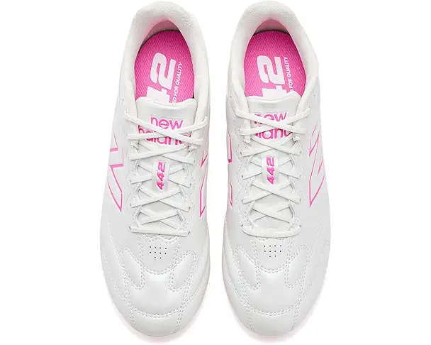 Supply Lab New Balance 442 Team Fg V3 Soccer Cleats Unisex Sea Salt/Pink Heat