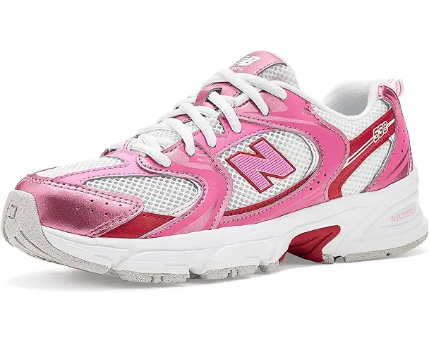 supply lab New Balance Kids 530 (Big Kid) Pink Satin/Shadow Red