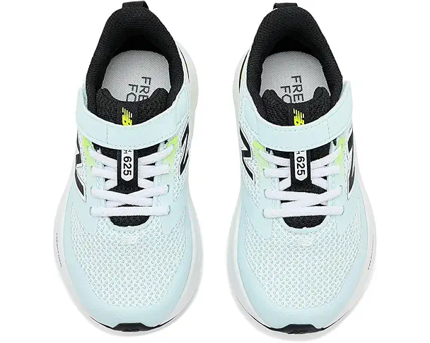 Supply Lab New Balance Kids Fresh Foam 625 V1 Bungee Lace (Little Kid) Glint Blue/Alkaline Green