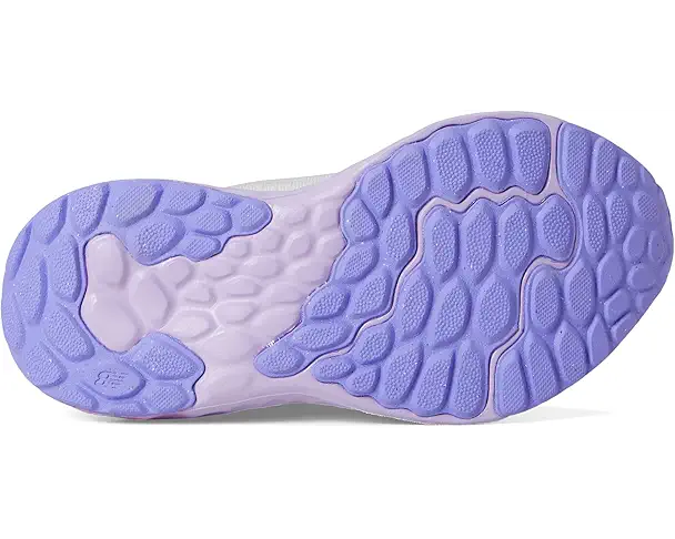 Supply Lab New Balance Kids Fresh Foam Arishi V4 Bungee Lace With Top Strap Grey Matter/Mid Century Pink/Lilac Glow