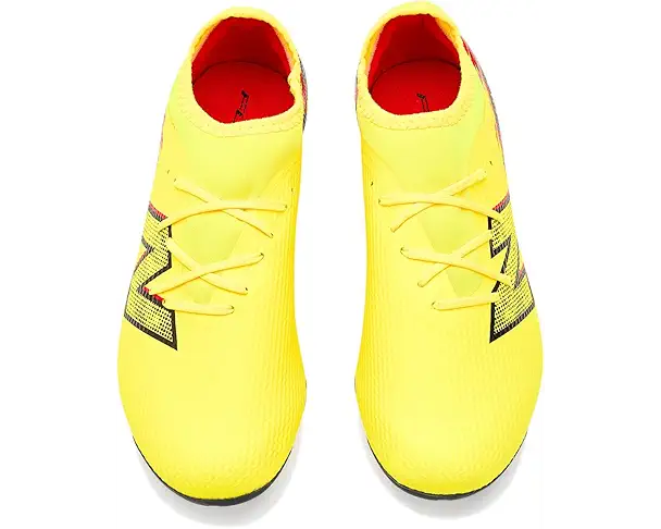 Supply Lab New Balance Kids Furon Team FG V8 (Little Kid/Big Kid) Punch Yellow/Black