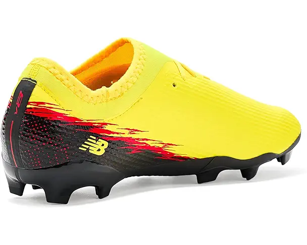 Supply Lab New Balance Kids Furon Team FG V8 (Little Kid/Big Kid) Punch Yellow/Black