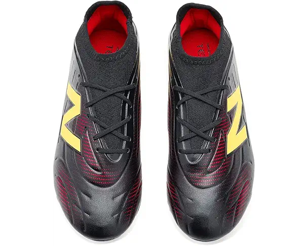 Supply Lab New Balance Kids Tekela Team Low FG V5 (Little Kid/Big Kid) Black/Punch Yellow