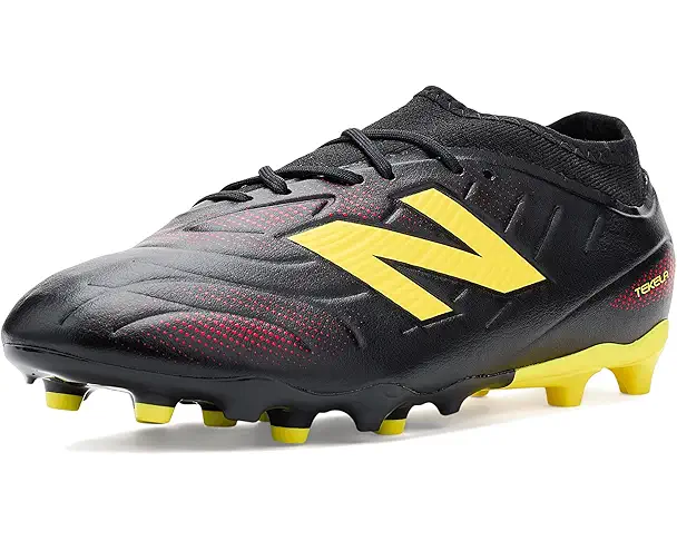 supply lab New Balance Kids Tekela Team Low FG V5 (Little Kid/Big Kid) Black/Punch Yellow