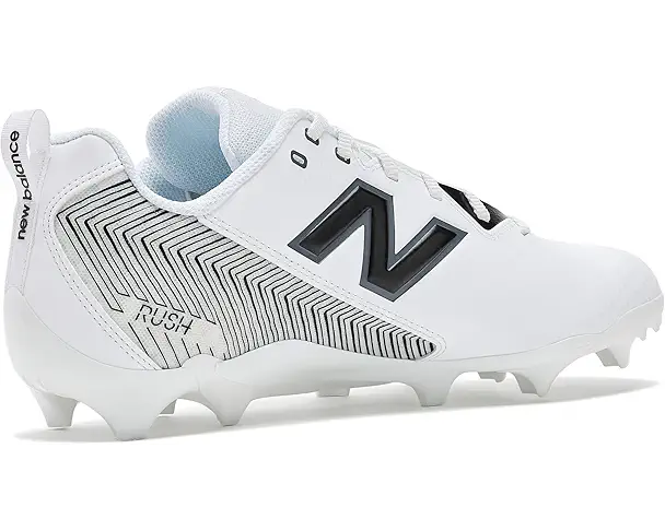 Supply Lab New Balance Rush V5 Low Lacrosse Cleats Men's White/Black/Team Red