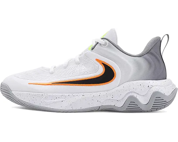 Supply Lab Nike Kids Giannis Immortality 4 (Big Kid) White/Black/Volt/Wolf Grey