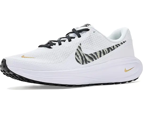 supply lab Nike Revolution 8 Women's White/Black/Metallic Gold
