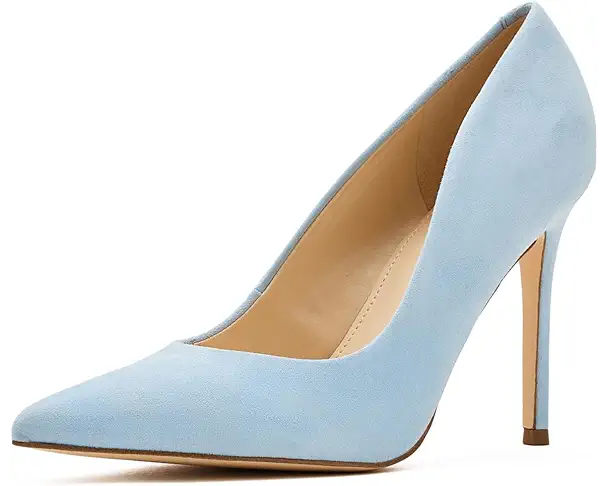 supply lab Nine West Fresh Women's Light Blue Suede