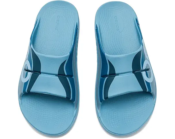Supply Lab OOFOS Ooaah Sport Slide Unisex Blue Wave