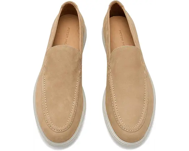 Supply Lab Peter Millar Excursionist Nubuck Venetian Loafer Men's Wheat
