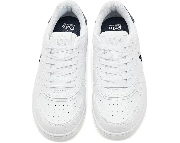 Supply Lab Polo Ralph Lauren Kids Masters Court (Big Kid) White/Navy