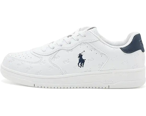 Supply Lab Polo Ralph Lauren Kids Masters Court (Big Kid) White/Navy