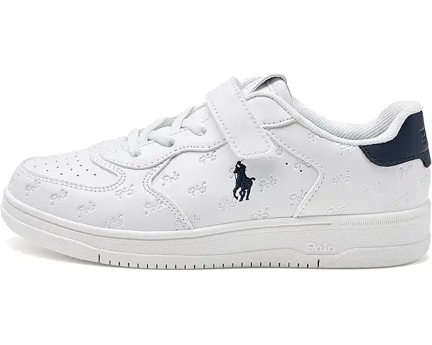 Supply Lab Polo Ralph Lauren Kids Masters Court Ps (little Kid/Big Kid) Unisex White/Navy