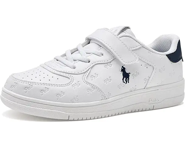 supply lab Polo Ralph Lauren Kids Masters Court Ps (little Kid/Big Kid) Unisex White/Navy