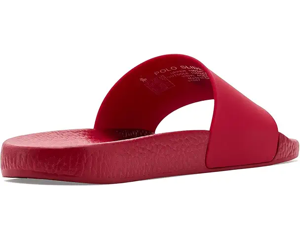 Supply Lab Polo Ralph Lauren Signature Pony Slides Men's Red/Deckwash White