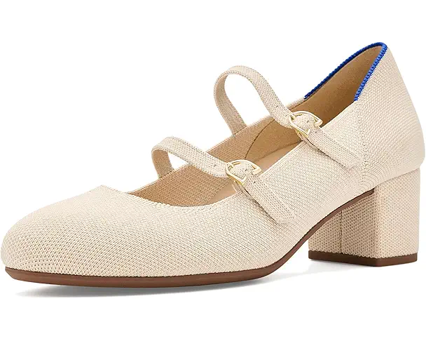 supply lab Rothy's The Double Buckle Mary Jane Heel Women's Conch