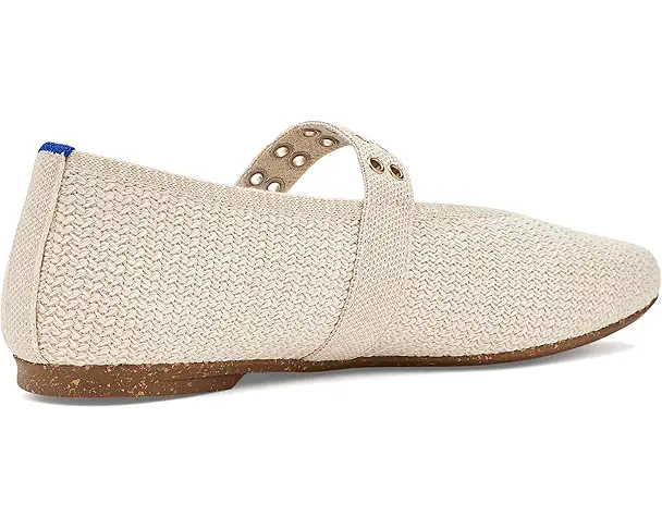 Supply Lab Rothy's The Max Buckle Mary Jane Women's Cream Woven