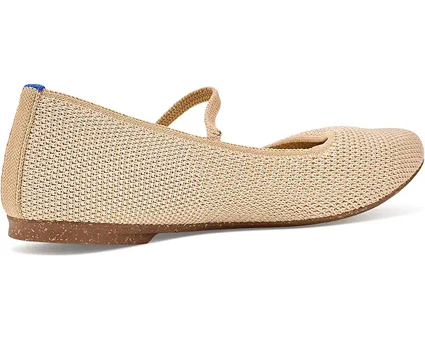 Supply Lab Rothy's The Max Square Mary Jane Women's Cream Raffia-knit