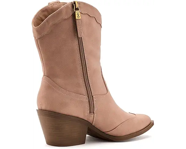 Supply Lab Sam & Libby Flash Western Short Boots Women's Washed Rose