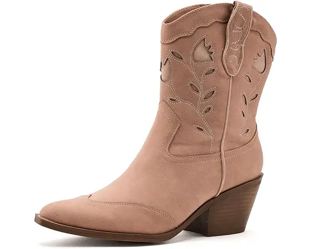 supply lab Sam & Libby Flash Western Short Boots Women's Washed Rose