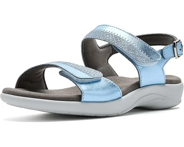 supply lab SAS Nudu Adjustable Comfort Sandal Women's Spring Blue