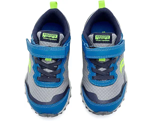 Supply Lab Saucony Kids Peregrine Shield KDZ A/C Sneakers (Little Kid/Big Kid) Grey/Royal