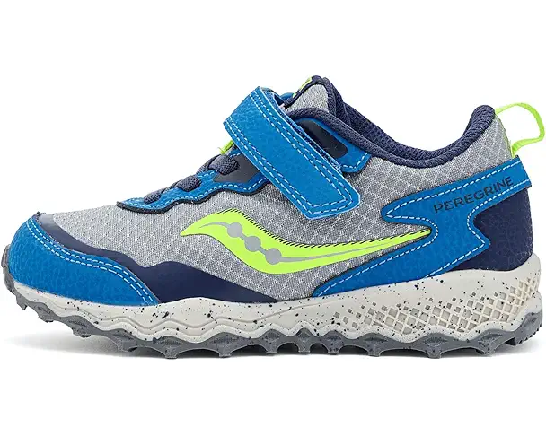 Supply Lab Saucony Kids Peregrine Shield KDZ A/C Sneakers (Little Kid/Big Kid) Grey/Royal