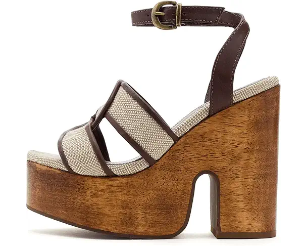 Supply Lab Schutz Rita Cutout Women's Natural Sand/Root Brown