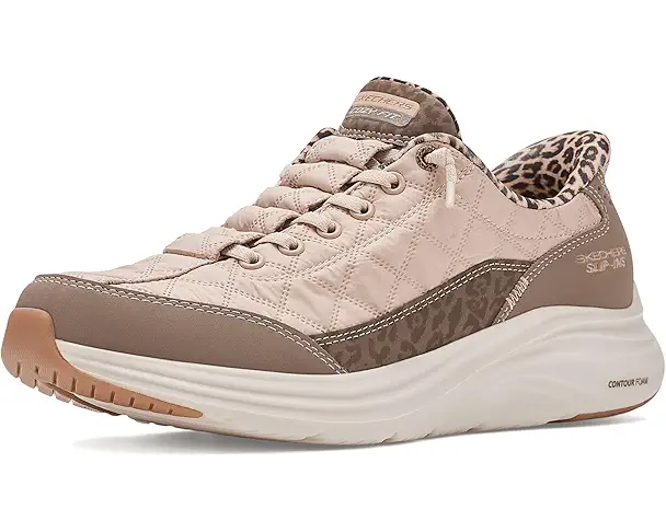 supply lab SKECHERS Contour Foam Cozy Fit Hands Free Slip-Ins Women's Brown