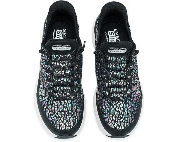 Supply Lab SKECHERS Contour Foam Cozy Fit Radiant Glow Women's Black Multi