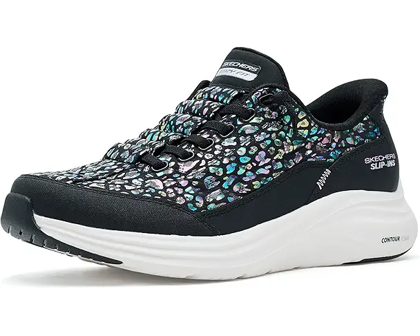 supply lab SKECHERS Contour Foam Cozy Fit Radiant Glow Women's Black Multi