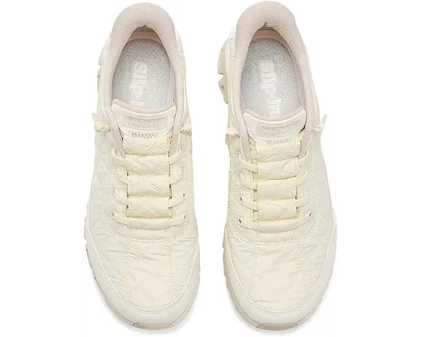 Supply Lab SKECHERS Glide-Step - At Ease Cozy Fit Hands Free Slip-Ins Women's Off-White